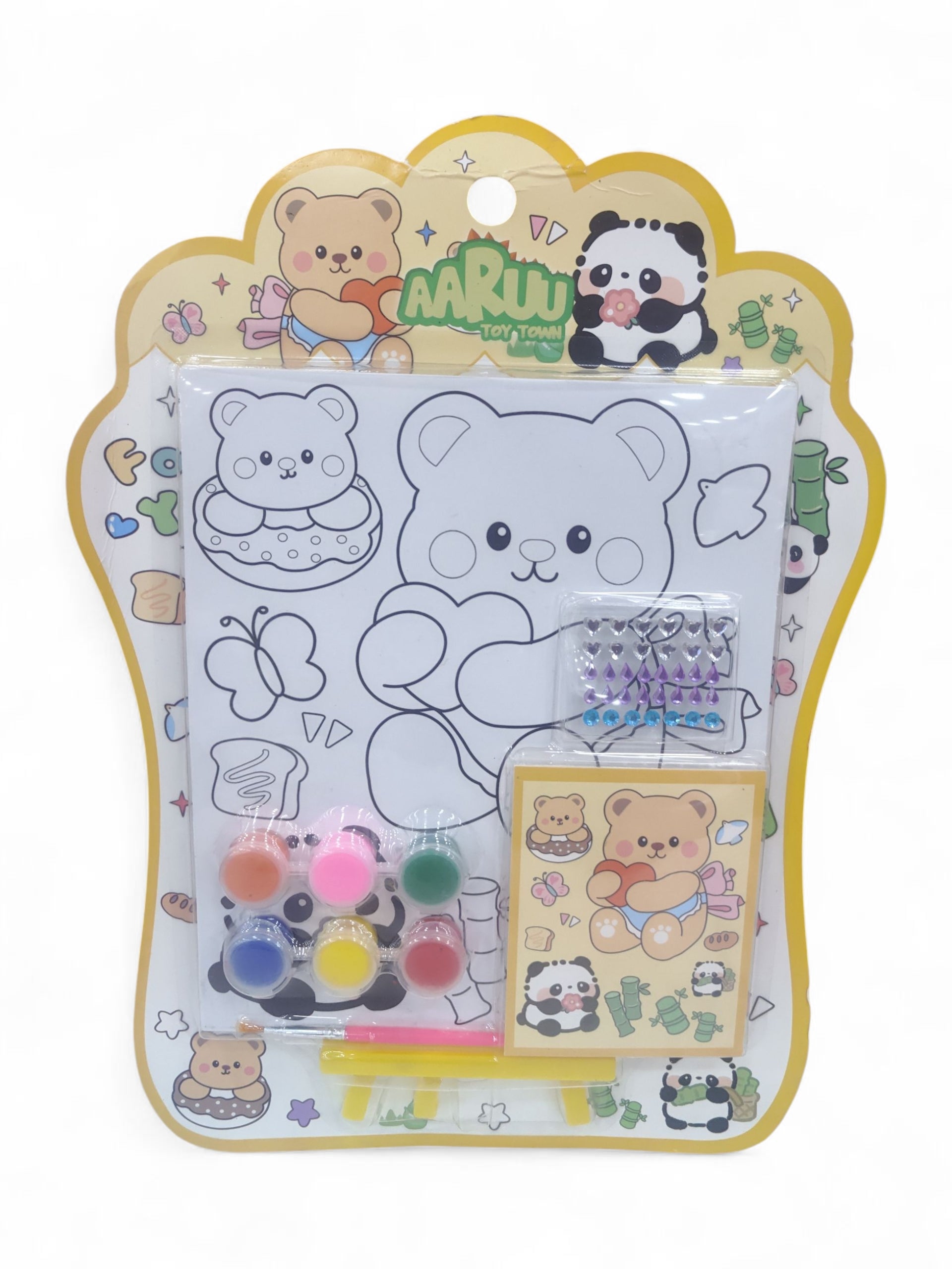 TOY AARUU DRAWING TOWN YELLOW TOY AARUU DRAWING TOWN YELLOW